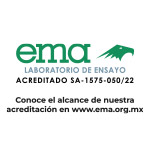 Logo de EMA, acreditando el laboratorio de ensayo de Tecnoalimentos